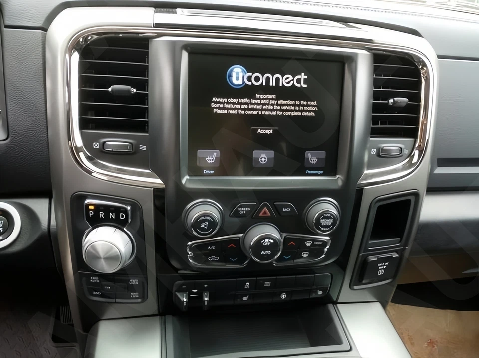 Radio estéreo GPS Carplay Android 14 de 8,4" para Dodge Ram 1500 2500 3500 2013-2018 Foto 4 de 4