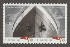 Canada 2012 #2537i Titanic (Bow of Titanic) - Unused