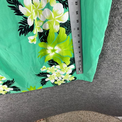 Dressbarn Dress Women 20W Plus Green Floral Shift Midi Zipper Square Neck Casual - Picture 4 of 7