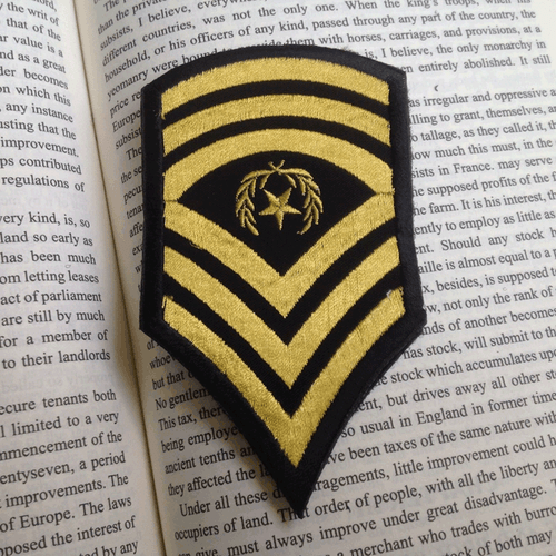 USA Army Command Sergeant Major E-9 Class A Rank Hook & Loop PATCH - Picture 2 of 6