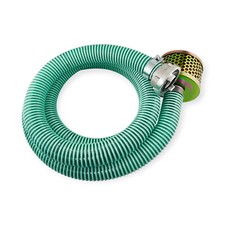 PVC Saugschlauch 2" mit Saugkorb & Alu-Storzkupplung C &ndash; 1&ndash;15m L&auml;nge
