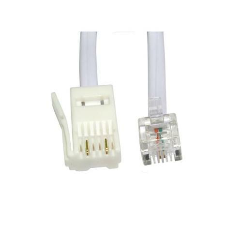 Cavo Modem RJ11 Maschio A Spina BT Maschio 2 Fili 10 Metri - 第 2/2 張圖片