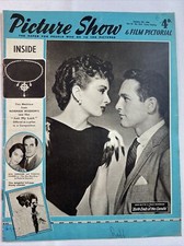 Vintage Picture Show Magazine 1958 Ann Blyth Paul Newman Ava Gardner