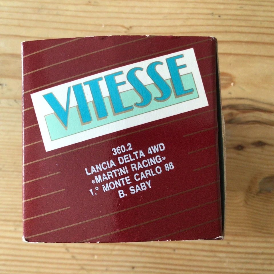 VITESSE 1/43 Lancia Delta 4WD "Martini" Rally Montecarlo 1987 con scatola leggi! - Immagine 4 di 4