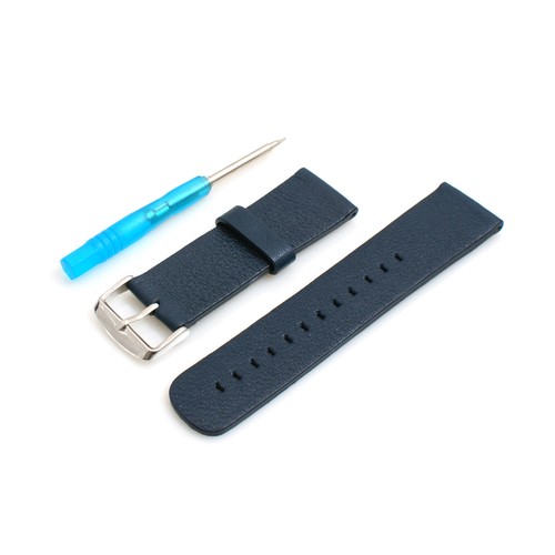 Replacement Wrist Band Leather Watchband 18 cm Blue 42 mm for Apple Watch