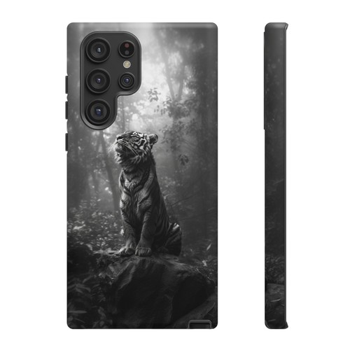 Bengal Tiger on Black and White - Phone Case for iPhone, Galaxy, Pixel - 第 260/281 張圖片