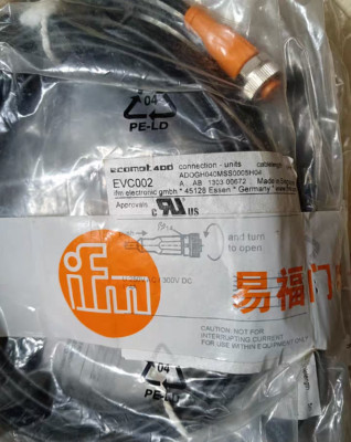1pcs IFM EVC002 with socket connection cable ADOGH040MSS0005H04 5M