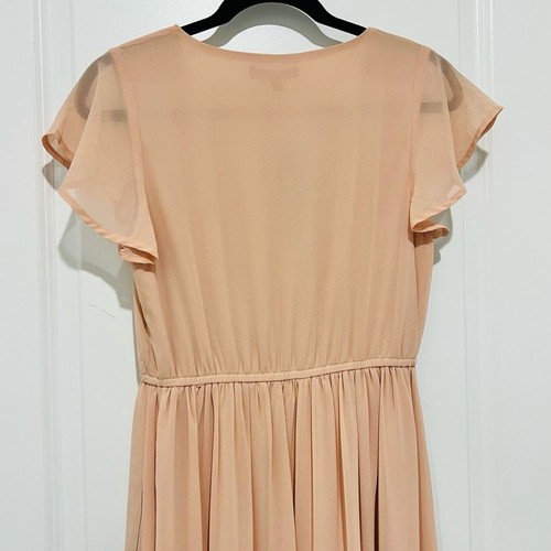 Lulus Women's Lost in the Moment Maxi Dress Blush Pink Wedding Bridesmaid Sz. XS - 第 9/13 張圖片