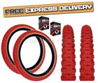 Baldys 16 x 1,75 ROUGE avec MUR BRONZÉ enfants BMX vélo de montagne PNEUS TUBES s