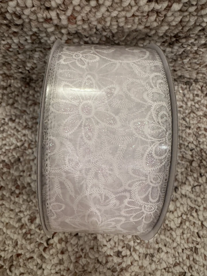 Kirkland Signature белая лента с проволочной кромкой 50 ярдов x 2,5 дюйма - Изображение 3 из 4