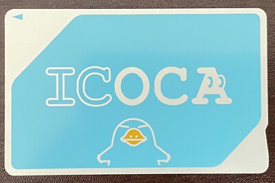 Icoca Prepaid Transportation IC card Suica Platypus JR West Japan