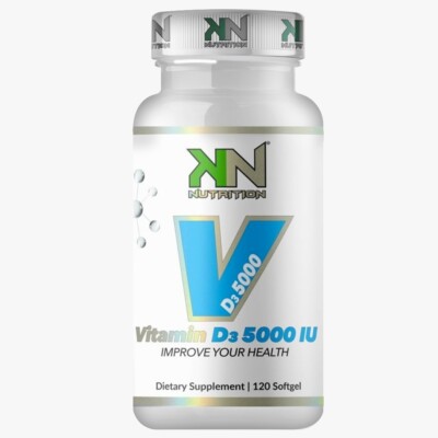 NEW!!!! KN NUTRITION!  VITAMINA D 5000  120 softgels Get a gift !!!!