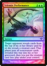 Telemin Performance FOIL Conflux PLD Blue Rare MAGIC GATHERING CARD ABUGames