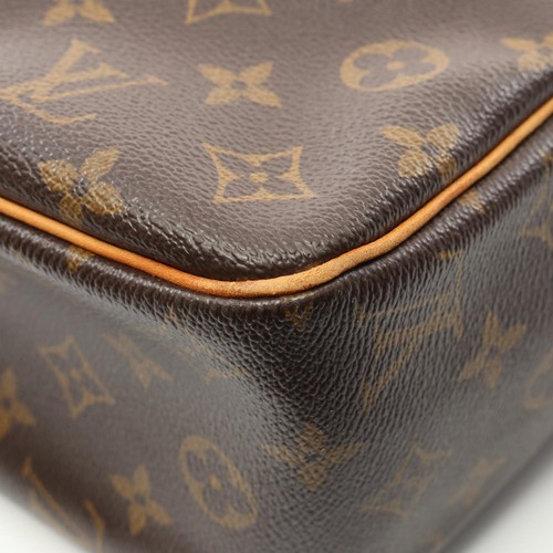 LOUIS VUITTON Cite GM Shoulder Bag M51181 Monogram canvas leather Brown Used LV - Picture 9 of 10