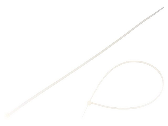 Goobay 17065 Kabelbinder Standard, Transparent - 200 Mm Länge, 4,8 Mm Breite, Bruchlast 22,6 Kg (4 Stück)