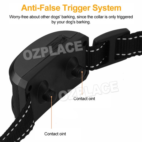 Auto Anti Bark Dog Collar Rechargeable Stop Barking Non-Shock Humane WaterproofA - Picture 8 of 10