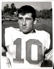 LG968 1965 Original Photo STEVE CHEW TOUCHDOWN KING MASCONMET CHIEFTANS FOOTBALL