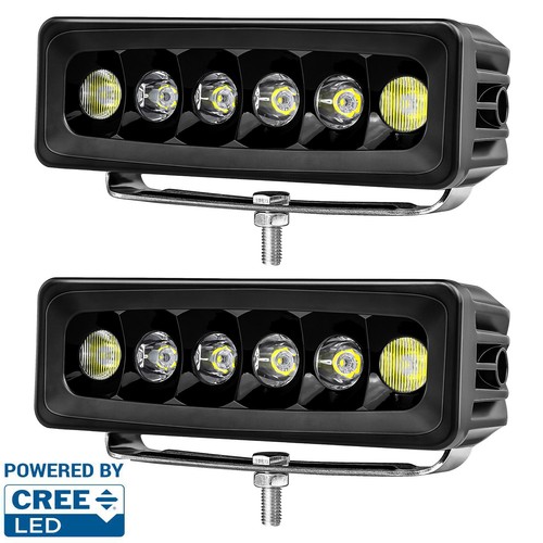 2x 6" Cree LED Cube Driving Light Bar Combo Pods Driving Fog OffRoad 4WD UTV 12V - Picture 37 of 49