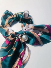 3x New Chiffon Bowknot Elastic Hair Bands For Women Headband Hair Ties Ponytail