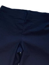 Chicos Pull On Pant Size 1 M Inseam 26" Black