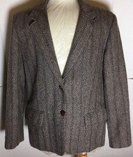 Alison Roberts US MADE 80 s 100 Wool Fully Lined Women Blazer Jacket
