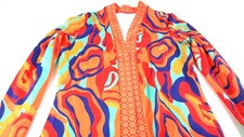 Women ROBE . Old Collection "LE PRINTEMPS" from 2012 SUPERB = BEAUTIFUL . NWOT