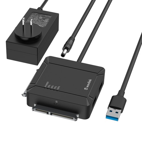USB 3.0 to Dual Bay SATA Convert External Hard Drive Adapter Kit 2.5"/3.5" Cable - Picture 2 of 11