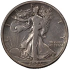 1921-P Philadelphia Walking Liberty Half Dollar 50C Very Fine VF+ Cleaned Detail