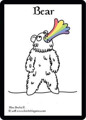 10 Token Cards - Bear - Fetch This Games Tokens - Magic MTG FTG