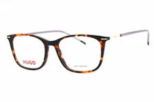HUGO HG1278-MMH-52 Eyeglasses Size 52mm 16mm 140mm havana Women