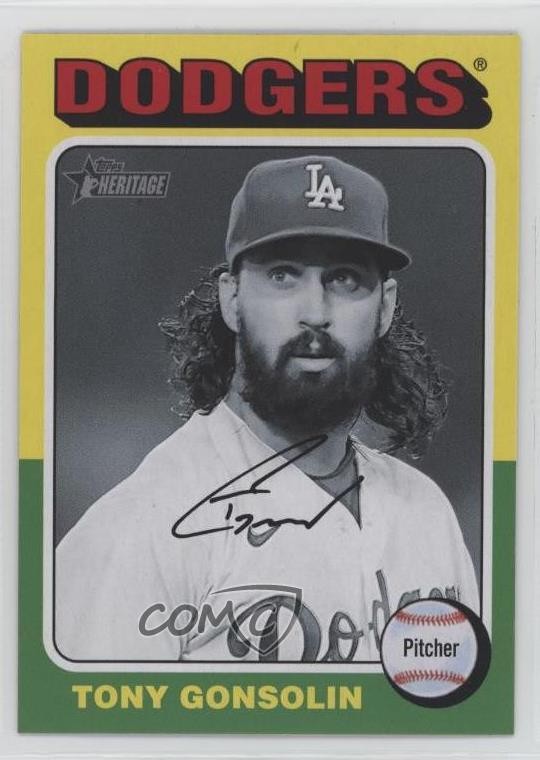 2024 Topps Heritage Black & White Image Tony Gonsolin #232 0rd2