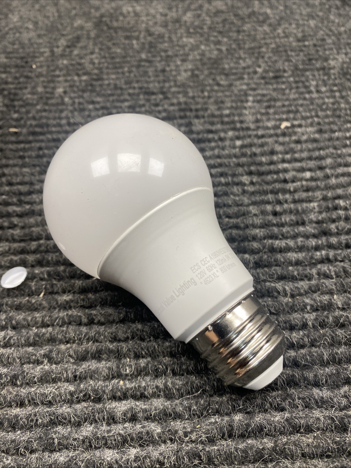 8pk Ecosmart 60W LED Light Bulb A19 Non Dimmable Soft White Long Life Bulk Pack