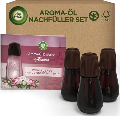 Air Wick Aroma-Öl Flakon Vorteilspack ? Duftöl Nachfüller Set für den Air Wick D