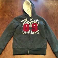 Lee - Boys Size Small 7/8 - Sherpa Lined Jacket - 89 West Champs, Zip