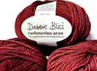 AUTUMN RED 3 50gr Skeins 294yd Debbie Bliss CASHMERINO Wool Acryl Cashmere YARN — photo 4