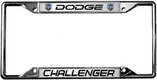 Dodge Challenger Chrome License Plate Frame