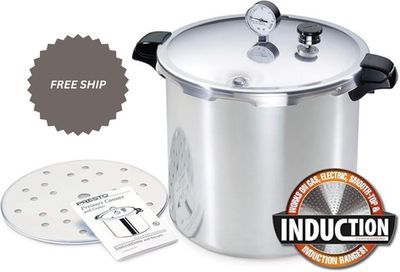 #ad #ad NEW Presto Aluminum Pressure Canner 23 Quart 01784 Induction Range Compatible $164.99