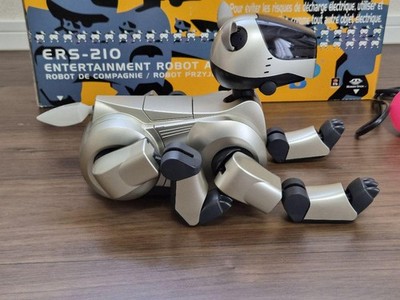 Sony AIBO ERS-210 Robot Dog Tested Working with Accessories AIBO