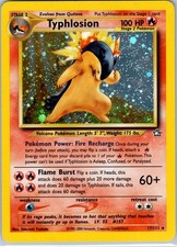 Typhlosion (17) Unlimited Holo Holo Rare Neo Genesis #017/111 on eBay