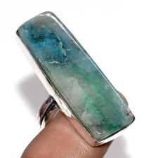 925 Silver Plated Quantum Quatrro Ethnic Ring Handmade Jewelry Size US 7 GW