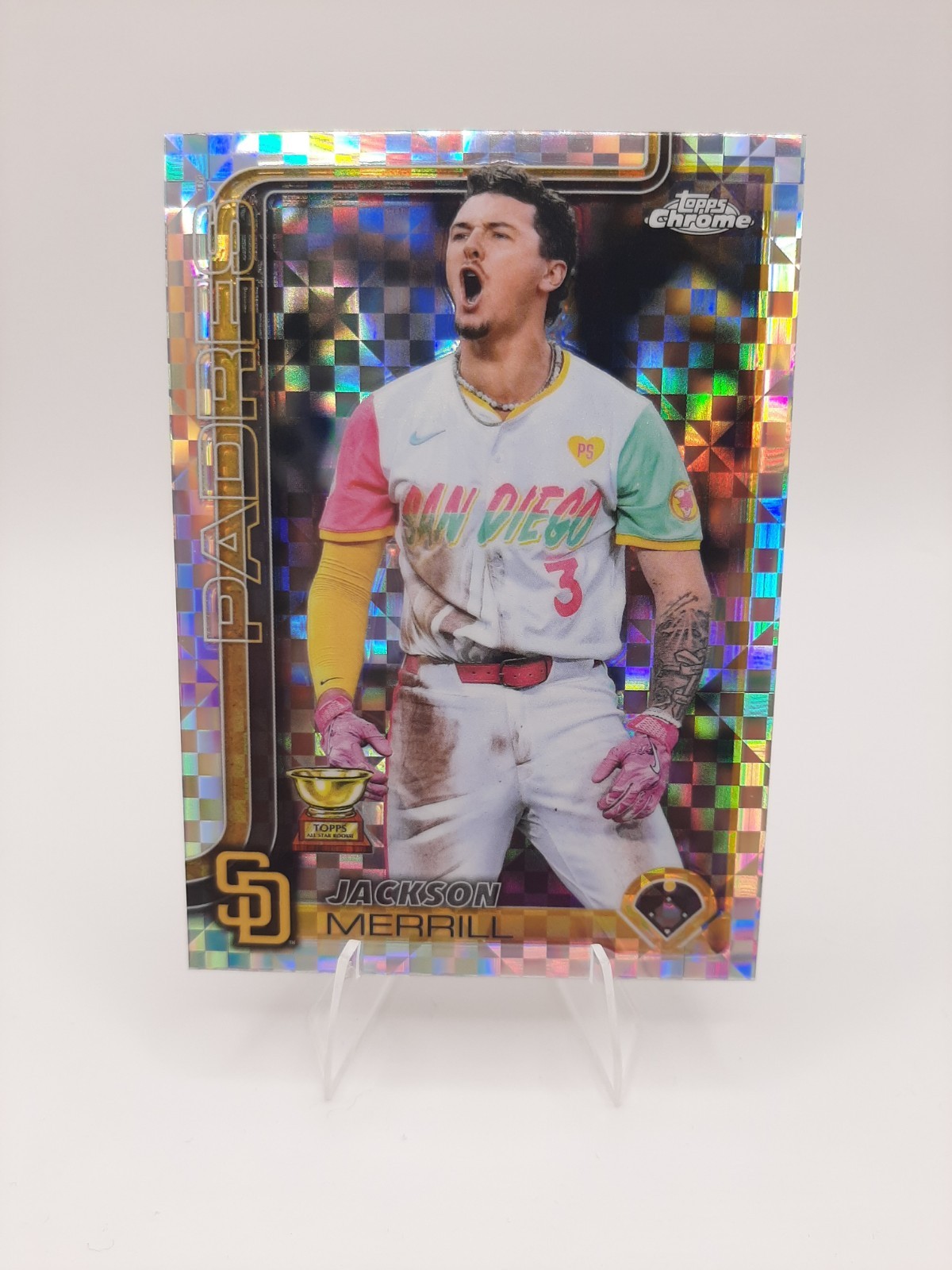 2025 Topps Chrome - Jackson Merrill #61 X-Fractor