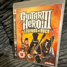 Guitar Hero III: Legends of Rock PS3 Activision Manual Included PEGI 12