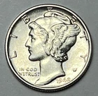 1942 P Mercury Dime JV1
