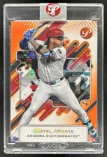 2025 Topps Pristine Ketel Marte Orange Refractor #/25 Diamondbacks