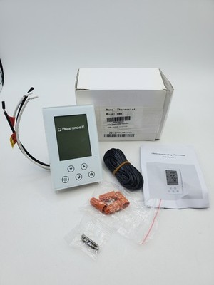 Uimoso Programmable 7-Day Thermostat for Heat Pumps and Floor Heating, White