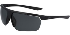 Nike Gale Force Men's Matte Black Semi-Rimless Sport Wrap Sunglasses CW4670 010