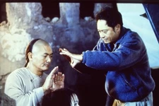 Ang Lee on set of Crouching Tiger, Hidden Dragon (2000) 35mm Transparency #444