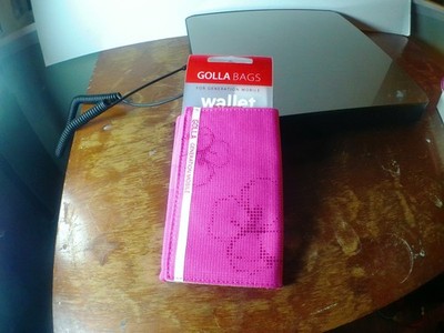 Pink golla generational mobile wallet- stylish phone case w/ card slots