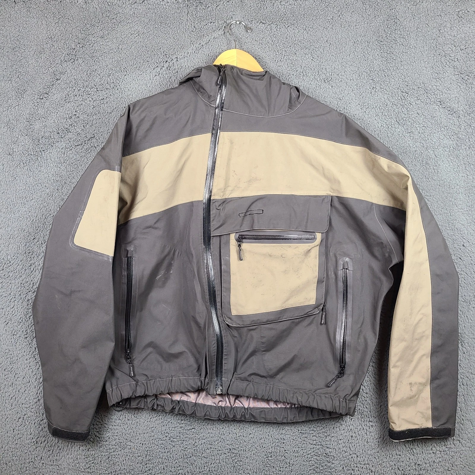 SCIERRA KAITUM WADING JACKET 100% WATERPROOF FOR FLY ROD & REEL FISHING SIZE L