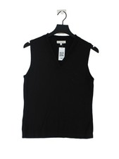 Austin Reed Women's T-Shirt M Black Viscose with Nylon, Cashmere Basic